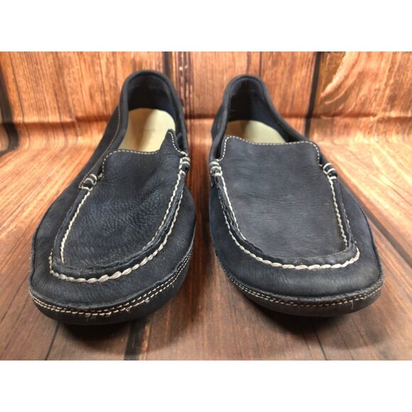 Timberland Earthkeepers Blue Leather Slip on Loafer Boat Shoes Mens 10.5 (j6b) - Picture 8 of 10